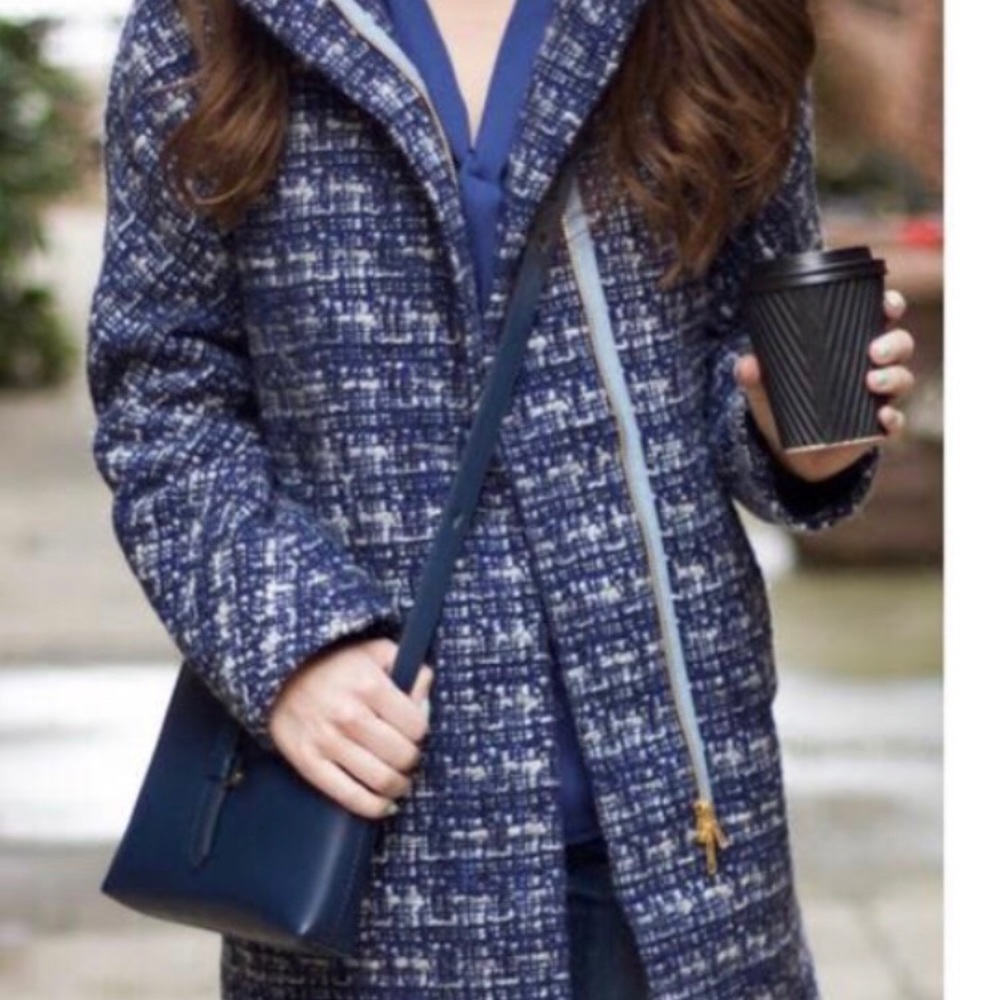 J. Crew Tweed City Coat